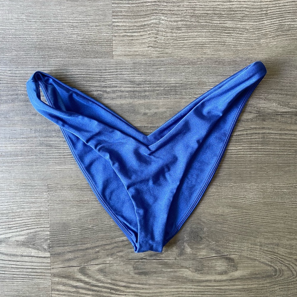 Lovers and Friends Blue Bikini Bottom, Size S